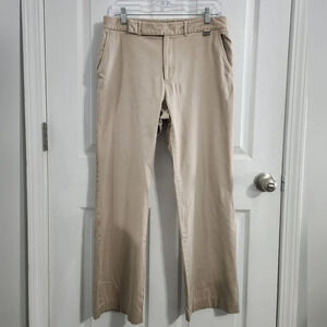 Lauren Ralph Lauren womans khaki chinos soft office wear professional size 12